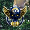 NFL Los Angeles Rams Skull Christmas Ornament