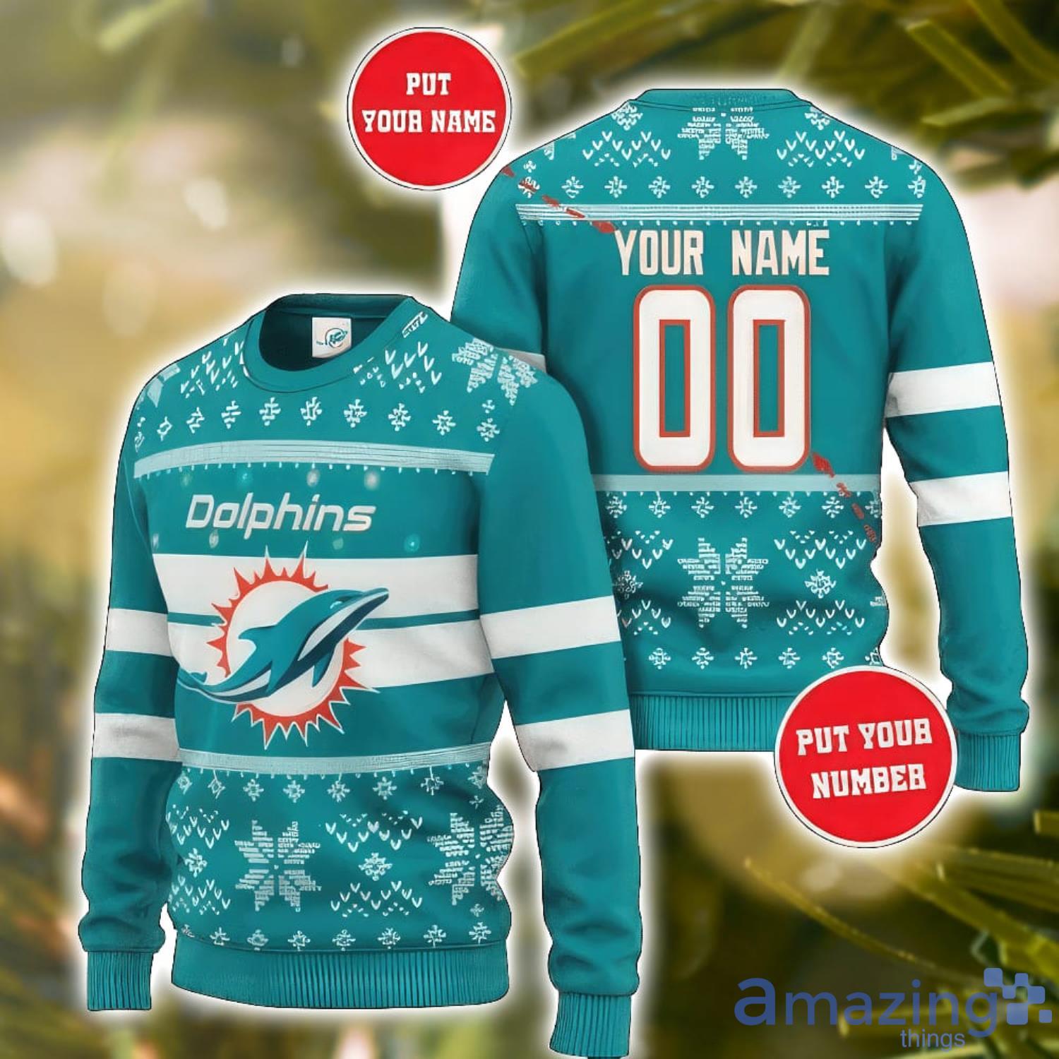 Personalized Miami Dolphins Baseball Jersey Unique Miami Dolphins Gifts -  Personalized Gifts: Family, Sports, Occasions, Trending