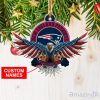 NFL New England Patriots Personalized Christmas Ornament American US Eagle