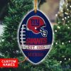 NFL New York Giants Custom Name Christmas Ornament