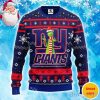 NFL New York Giants Logo With Funny Grinch Christmas AOP Sweater