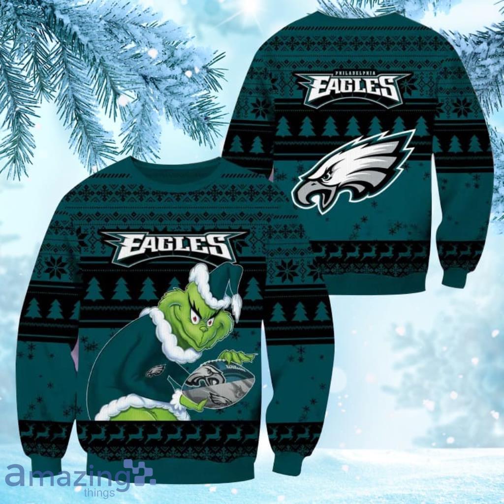 NFL Philadelphia Eagles New Season Wardrobe Knitted Christmas 3D Sweater -  Limotees