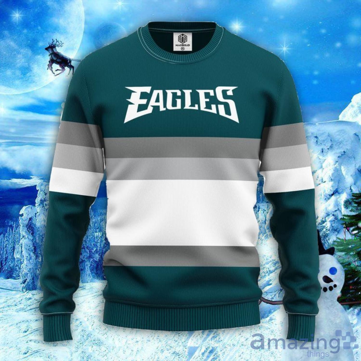 NFL Philadelphia Eagles Christmas Gift All Over Print Ugly Christmas Sweater  - Freedomdesign