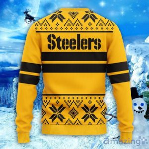 NFL Pittsburgh Steelers Sweater All Over Print Christmas Ugly Sweater Product Photo 2