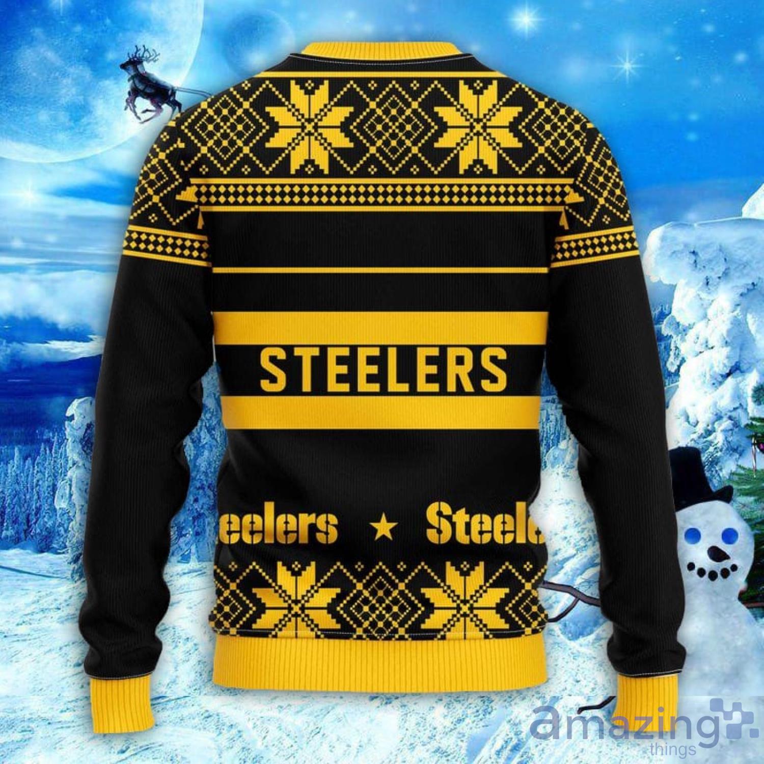 Pittsburgh Steelers Ugly Sweater Dress