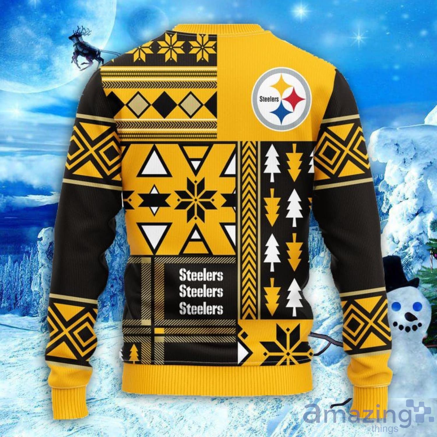 Steelers top holiday sweater