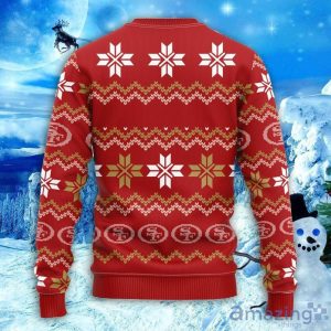 NFL San Francisco 49ers Sweater All Over Print Christmas Ugly Sweater Snowflake Pattern Christmas Gift Product Photo 2