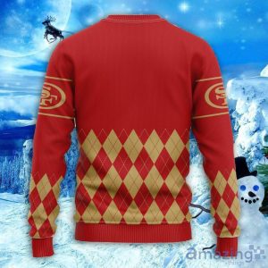 NFL San Francisco 49ers Sweater All Over Print Christmas Ugly SweaterChristmas Gift Caro Pattern Product Photo 2
