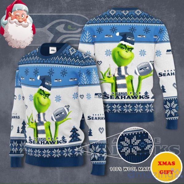 Seahawks Sweater Women Unbelievable Santa Claus Seattle Seahawks