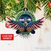NFL Seattle Seahawks Personalized Christmas Ornament American US Eagle