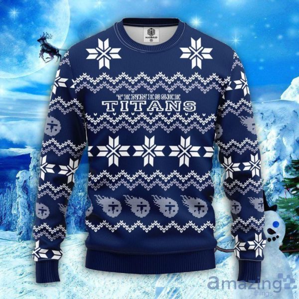 NFL Tennessee Titans Christmas Gift 3D Ugly Christmas Sweater For