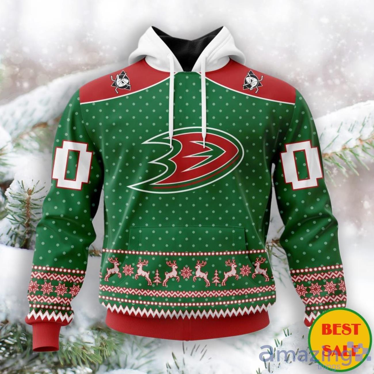 Custom Name And Number NHL Anaheim Ducks Shirt Sweatshirt Hoodie