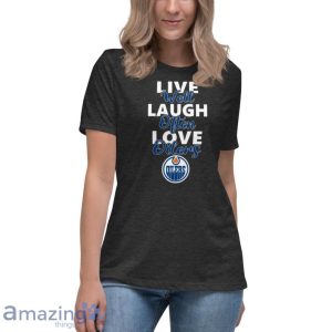 NHL Hockey Edmonton Oilers Live Well Laugh Often Love Shirt Product Photo 11