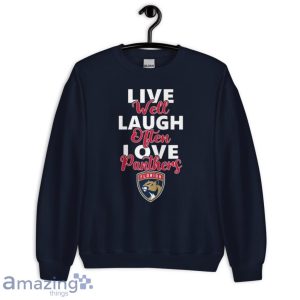 NHL Hockey Florida Panthers Live Well Laugh Often Love Shirt Product Photo 6