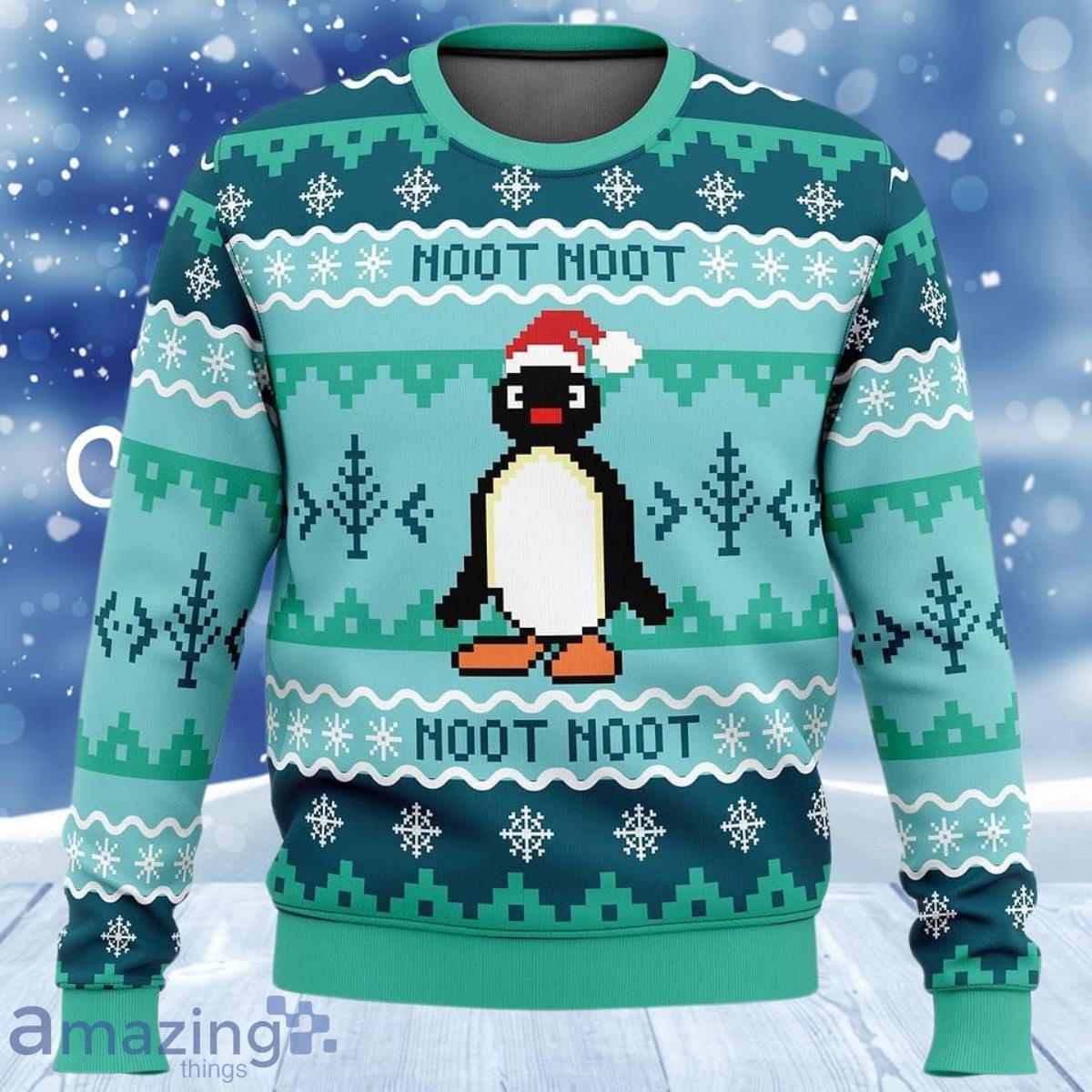Noot Noot Motherfuers Ugly Christmas Sweater Best Gift For Men Women Product Photo 1