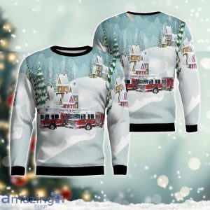 North Carolina Charlotte Fire Department Christmas Ugly Sweater Christmas Gift Ideas Product Photo 1
