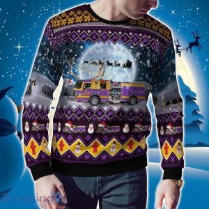 North Carolina Greenville FireRescue Christmas AOP Ugly Sweater Xmas Christmas Holiday Gift Product Photo 2
