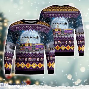 North Carolina Greenville FireRescue Christmas AOP Ugly Sweater Xmas Christmas Holiday Gift Product Photo 1