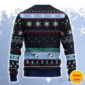 North Carolina Tar Heels 12 Grinch Xmas Day Ugly Sweater Gift For Christmas Product Photo 2