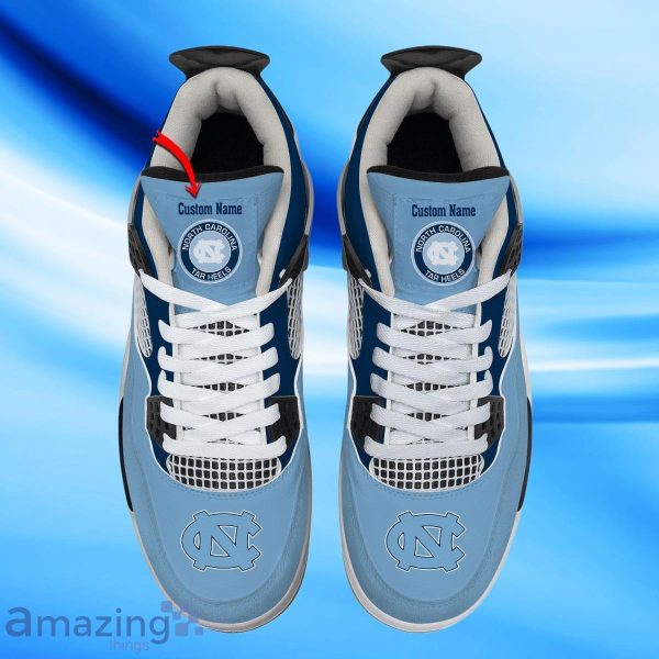 North Carolina Tar Heels Custom Name Air Jordan 4 Shoes Impressive