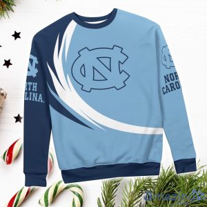 North Carolina Tar Heels Simple Vintage 3D Sweater Christmas Gift For Fans Product Photo 3