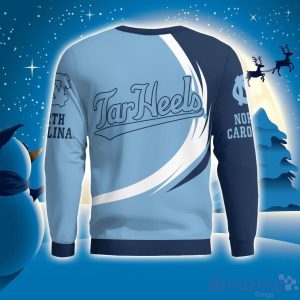 North Carolina Tar Heels Simple Vintage 3D Sweater Christmas Gift For Fans Product Photo 4