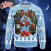 North Carolina Tar Heels Tree Ugly Christmas Fleece Sweater