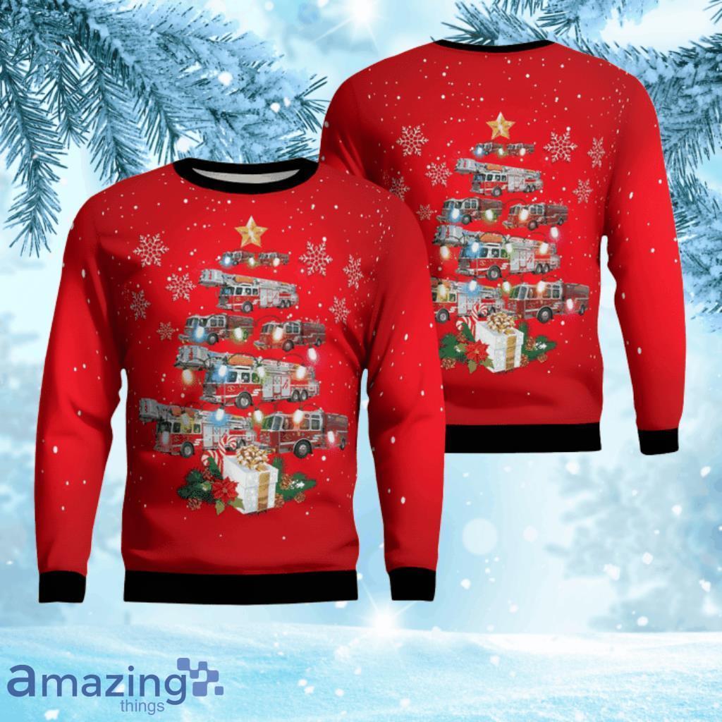 North Phoenix Arizona Daisy Mountain Fire & Medical Ugly Christmas Sweater image North Phoenix Arizona Daisy Mountain Fire & Medical Ugly Christmas Sweater Product Photo 1