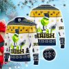 Notre Dame Fighting Irish Grinch Knit Ugly Christmas sweater