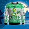 Notre Dame Fighting Irish Grinch Snowflake Pattern Ugly Sweater Christmas