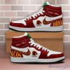 NRL Brisbane Broncos Personalize Name Sneakers Air Jordan Hightop Shoes Men And Women