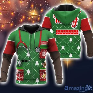 Nurse Don'T Be Tachy 3D All Over Printed Ugly Christmas Sweater Sweatshirt Hoodie Christmas Gift Product Photo 5