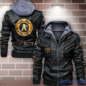 Oakland Athletics Leather Jacket For Fans Product Photo 1