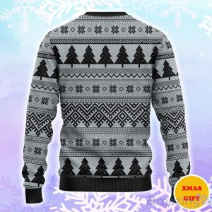 Oakland Raiders Minion Christmas AOP Sweater image Oakland Raiders Minion Christmas AOP Sweater Product Photo 2