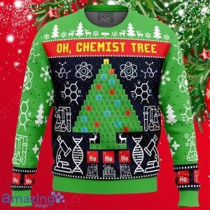 Oh, Chemist Tree Science Ugly Christmas Sweater Impressive Gift For Men And Women Product Photo 1
