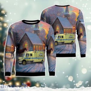 Ohio Cleveland EMS AOP Ugly Sweater Christmas Gift Ideas Product Photo 1