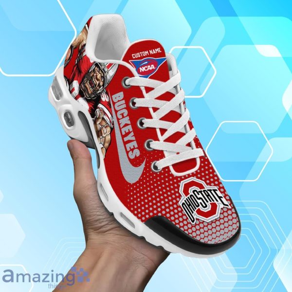 Ohio State Buckeyes Air Cushion Sport Shoes With Custom Name Product Photo 2