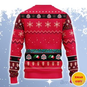 Ohio State Buckeyes Grinch Ugly Sweater Gift For Christmas Product Photo 2