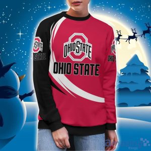 Ohio State Buckeyes Simple Vintage 3D Sweater Christmas Gift For Fans Product Photo 2