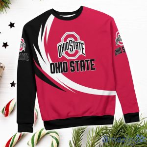 Ohio State Buckeyes Simple Vintage 3D Sweater Christmas Gift For Fans Product Photo 3