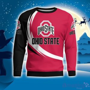 Ohio State Buckeyes Simple Vintage 3D Sweater Christmas Gift For Fans Product Photo 1