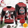 Ohio State Buckeyes Snoopy Dabbing Christmas AOP Sweater