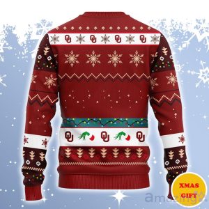 Oklahoma Sooners Grinch Ugly Sweater Gift For Christmas Product Photo 2