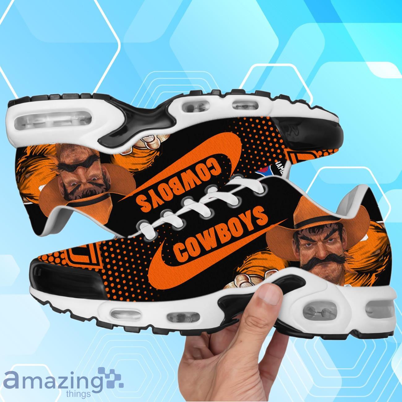 Oklahoma State Cowboys Air Cushion Sport Shoes With Custom Name Product Photo 1