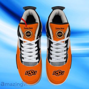 Oklahoma State Cowboys Custom Name Air Jordan 4 Shoes Impressive Gift For Men Women Product Photo 2