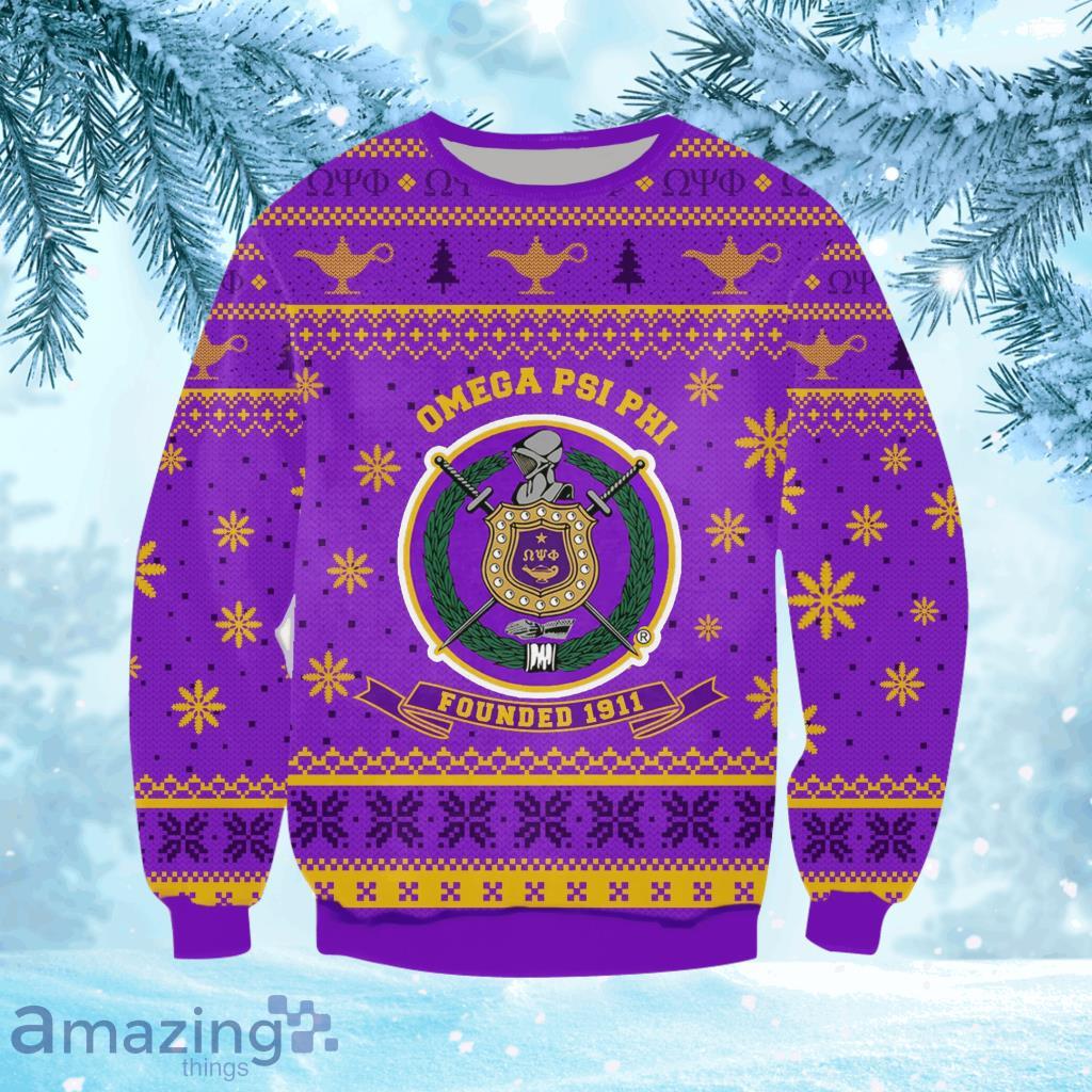 Omega Psi Phi V5 Ugly Christmas Sweater