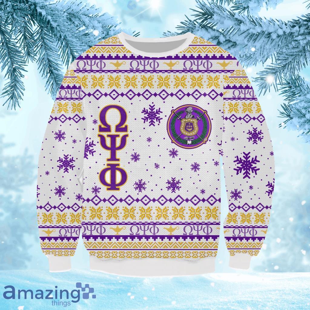 Omega Psi Phi V7 Ugly Christmas Sweater