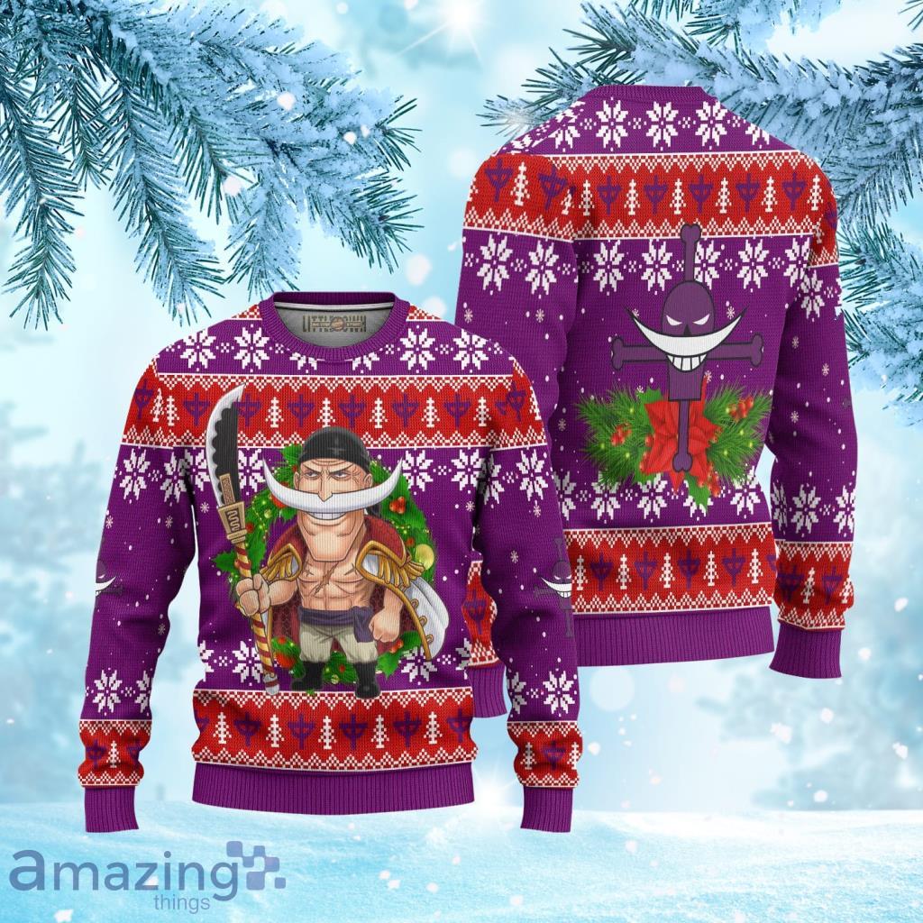 One Piece Edward Newgate Ugly Christmas Sweater 3D Gift For Big Fans image One Piece Edward Newgate Ugly Christmas Sweater 3D Gift For Big Fans Product Photo 1