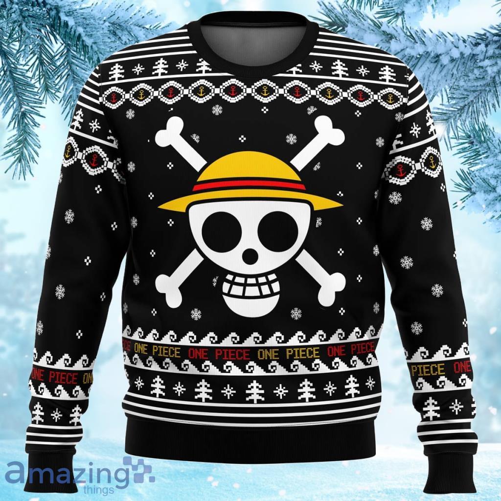 One Piece Anime Pirate Print Hawaiian Shirt - Jolly Family Gifts