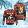 One Piece Symbol Knitted Ugly Christmas Sweater 3D Gift For Big Fans
